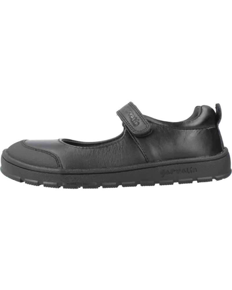 MERCEDITAS ESCOLARES GARVALÍN NIÑA DOBLE VELCRO NEGRO NEGROA054
