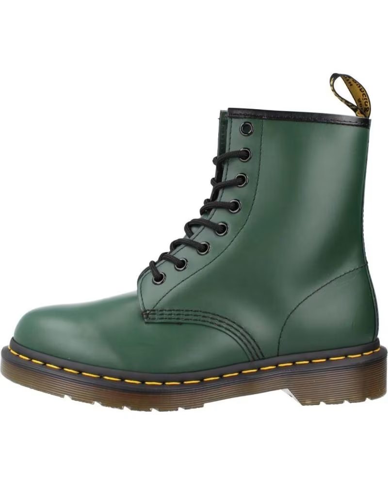 Dr Martens Dr Martens 1460: Botines Verdes de Cuero Clásicos Green