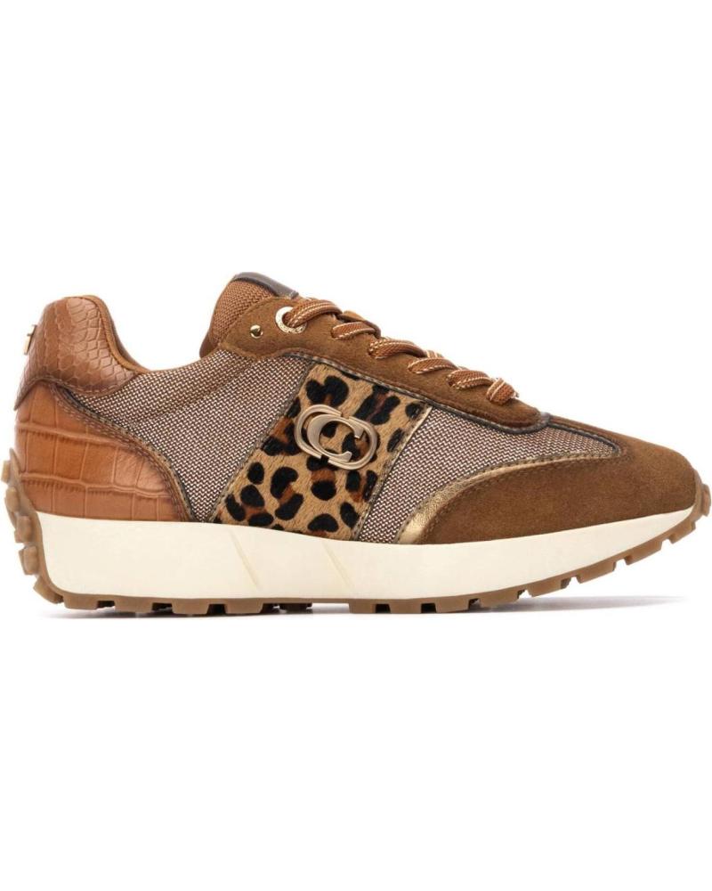 ZAPATILLAS CARMELA 162702 CUERO CAMEL ANIMAL PRINT CAMEL