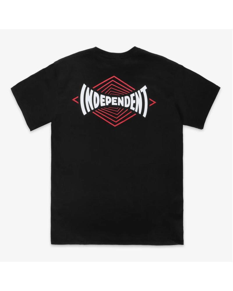 CAMISETA INDEPENDENT VERTIGO SPAN SS HEAVYWEIGHT NEGRA