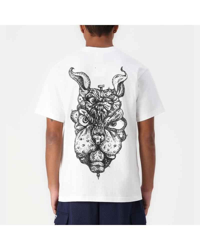 CAMISETA HUF FERREL MANGA CORTA BLANCA