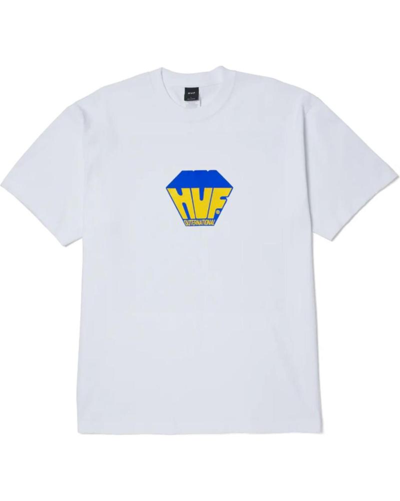 CAMISETA HUF BIG BLOCK TEE BLANCA