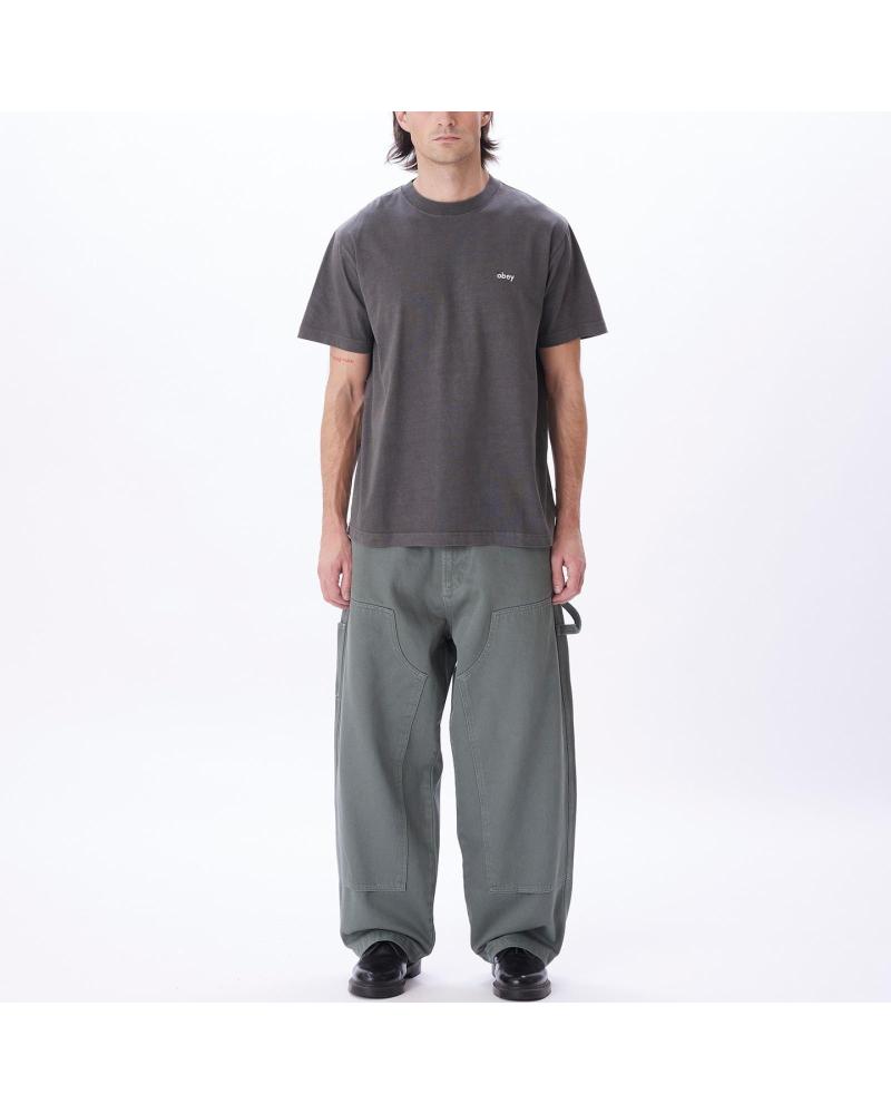 OBEY CAMISETA LOWERCASE PIGMENT DYE