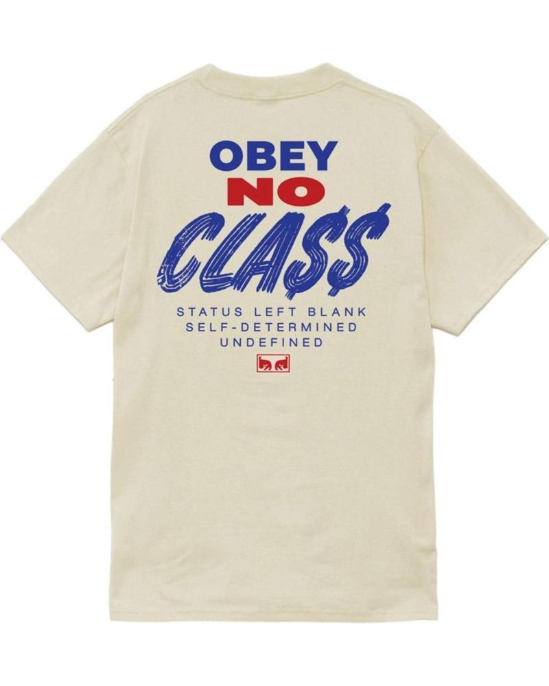 CAMISETA OBEY CLASS DROPOUT COLOR CREAM