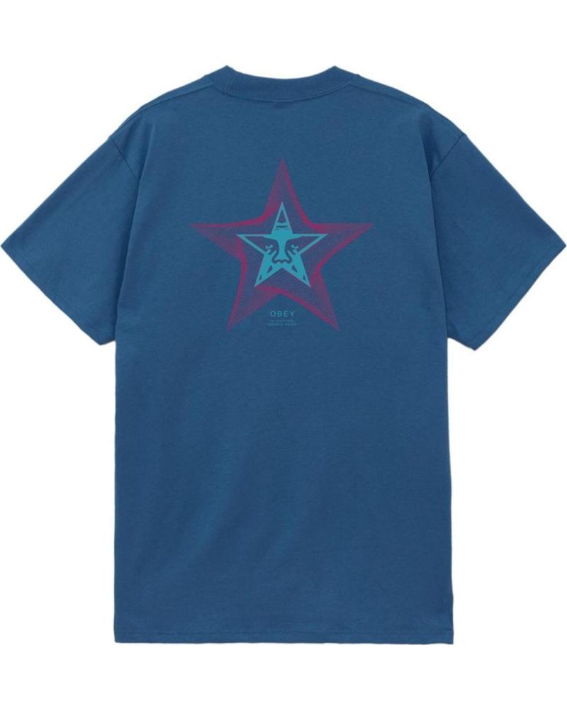 CAMISETA OBEY COSMIC NOISE EN AZUL HARBOR