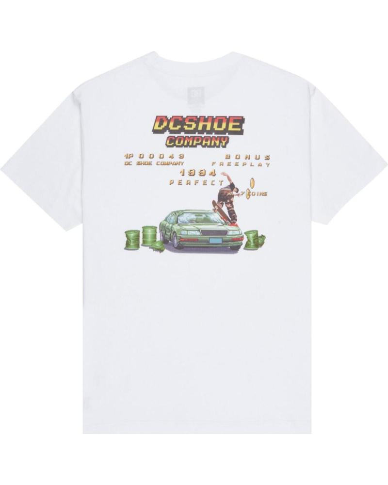 DC SHOES CAMISETA TWO BITS HSS BLANCA