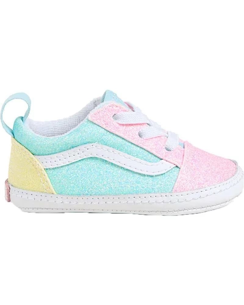 Vans Off The Wall Zapatillas Vans Old Skool Crib Pastel Glitter Sin Cordones para Bebé Multicolor