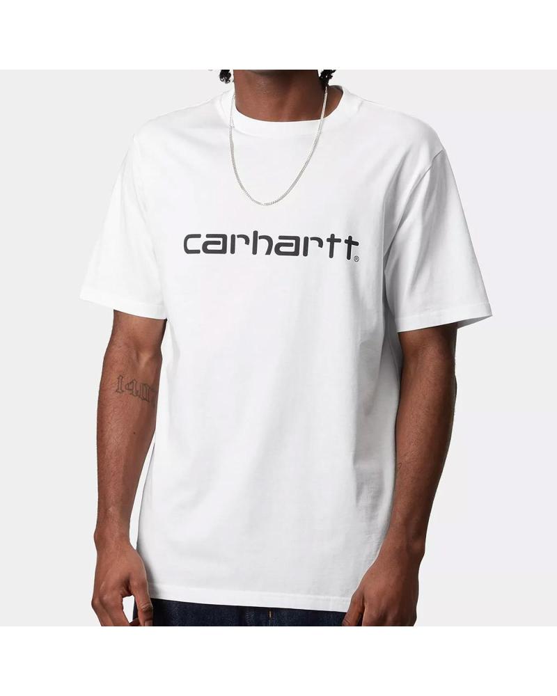 CAMISETA CARHARTT WIP S-S SCRIPT BLANCA