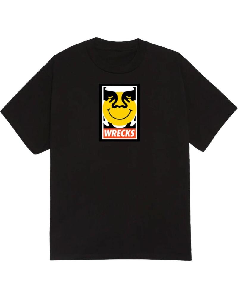 OBEY CAMISETA CLASSIC X WRECKS NEGRA