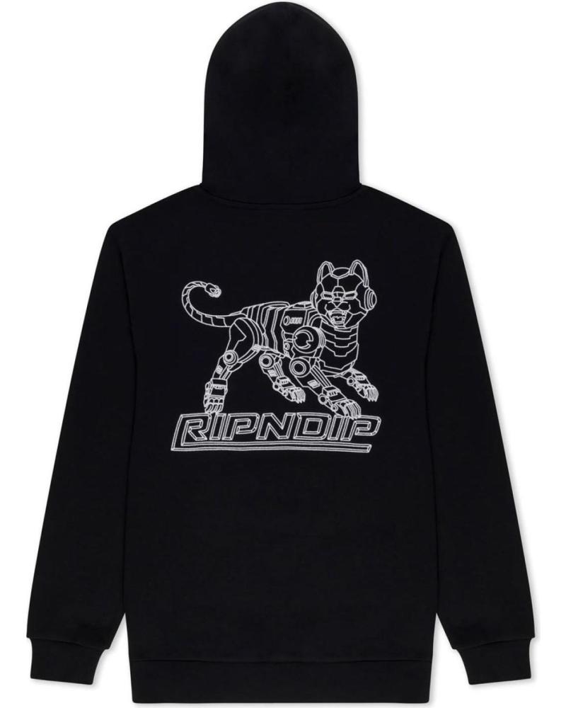 SUDADERA CON CAPUCHA RIPNDIP ROBO NERM NEGRA