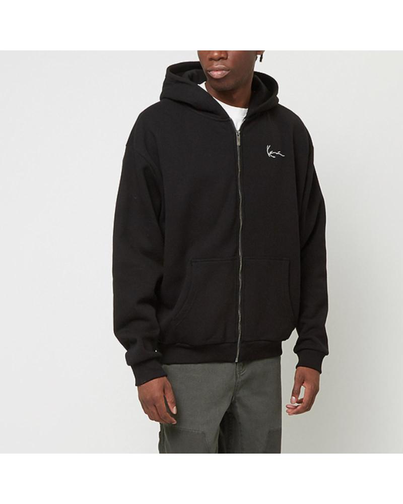 KARL KANI SUDADERA CON CAPUCHA ZIP CHEST SIGNATURE ESSENTIAL GRIS OSCURO
