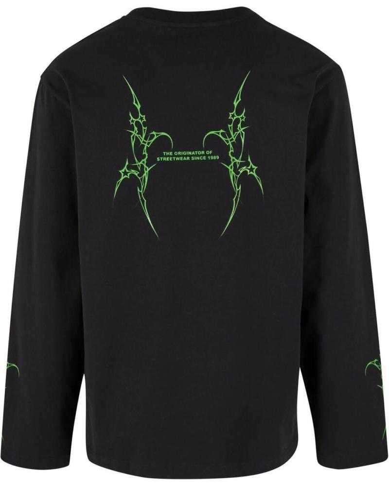 KARL KANI CAMISETA MANGA LARGA SMALL SIGNATURE TRIBAL NEGRA