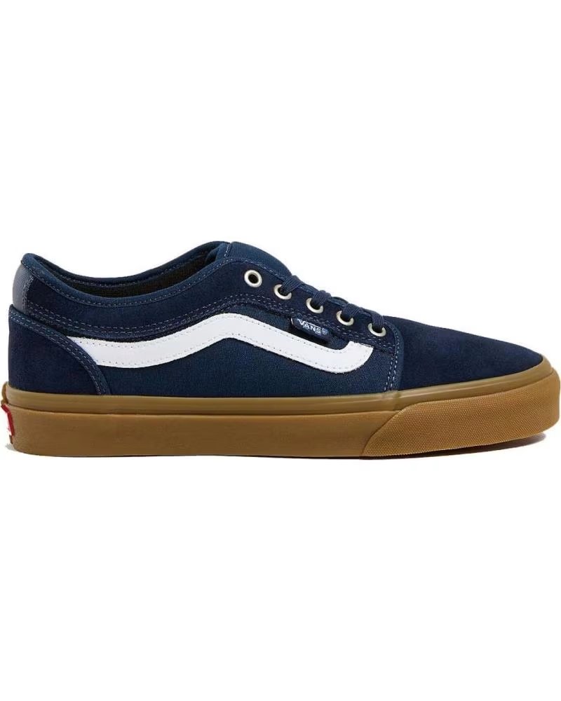 Vans Off The Wall Zapatillas Vans Skate Chukka Low Sidestripe Azul Marino y Goma