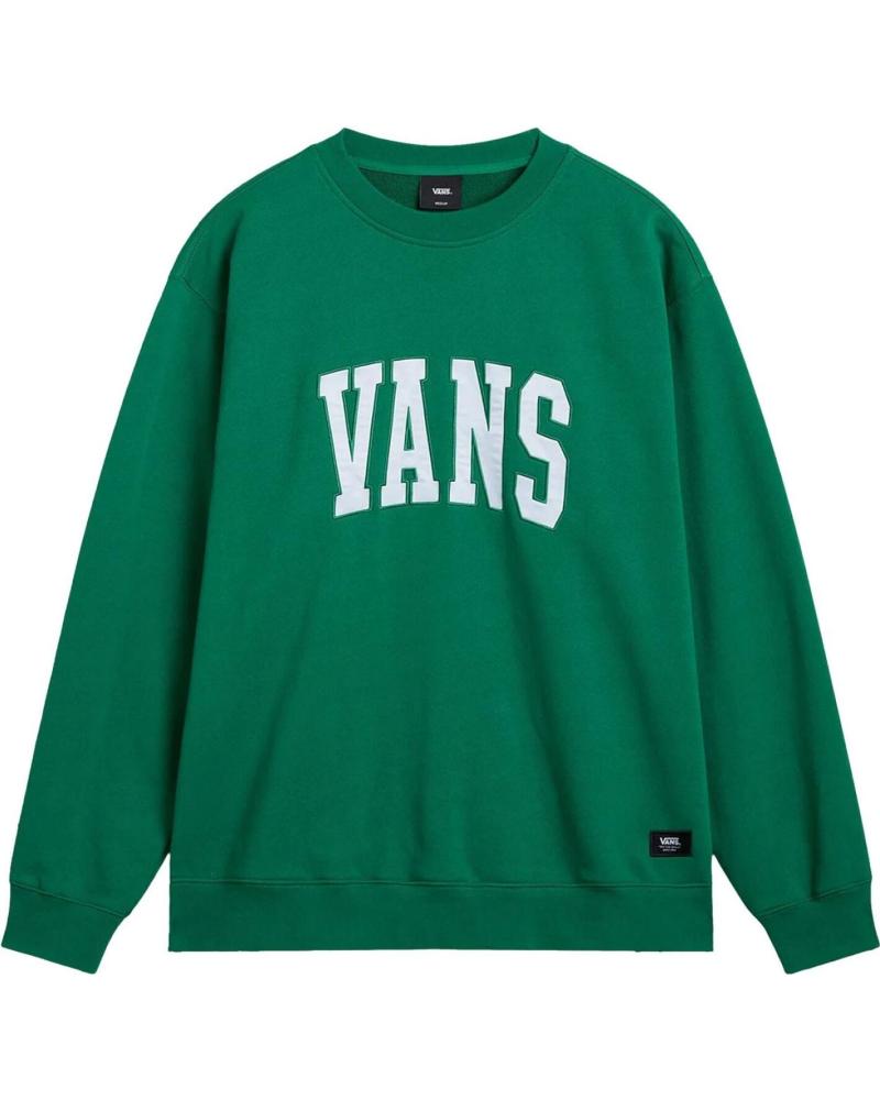 SUDADERA VANS OFF THE WALL ORIGINAL STANDARDS VARSITY LOOSE CREW VERDE VERDANT