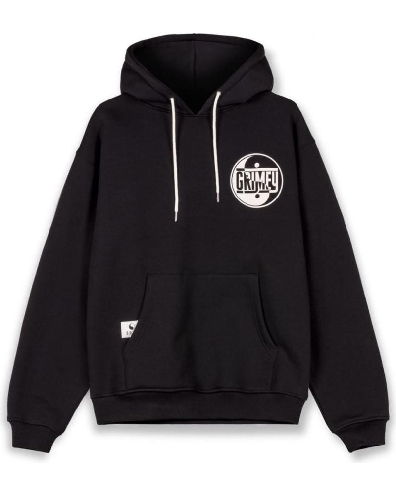 SUDADERA CON CAPUCHA GRIMEY HIJACKER HEAVYWEIGHT VINTAGE NEGRA