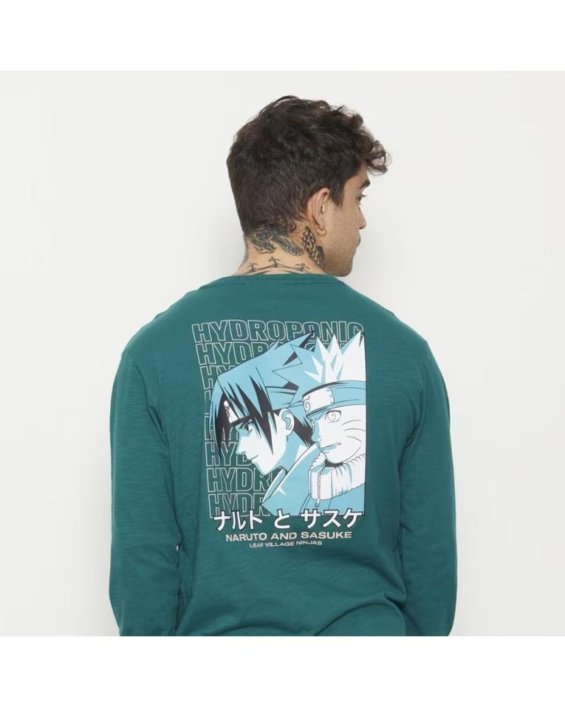 Sudadera Hydroponic Naruto Sasuke NA-514-GRN