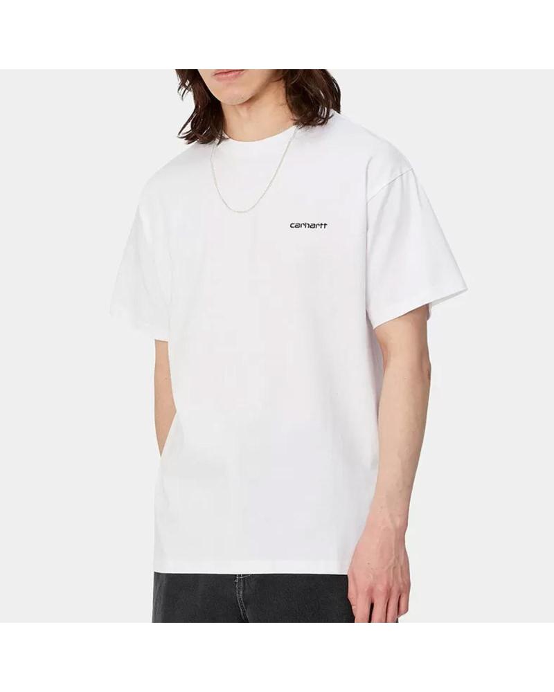 CAMISETA CARHARTT WIP S/S SCRIPT EMBROIDERY BLANCA MULTICOLOR MULTICOLOR