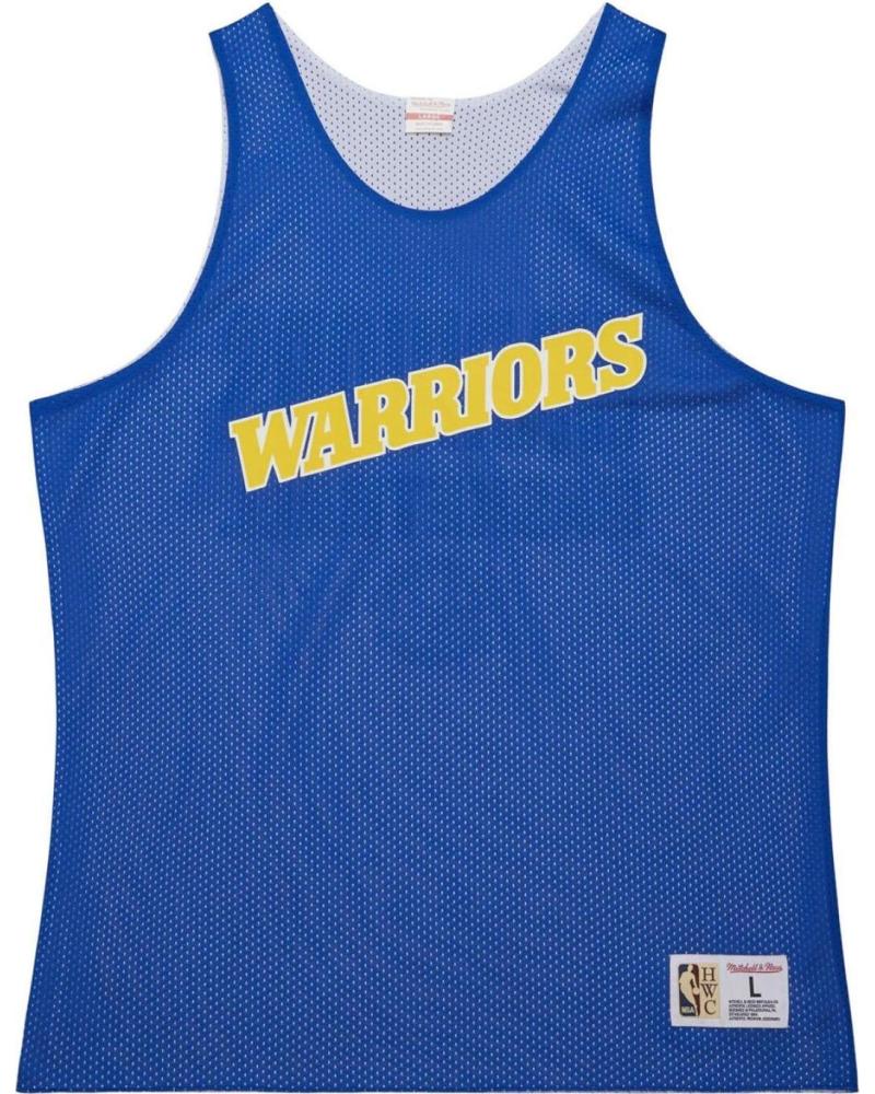 MITCHELL & NESS CAMISETA BALONCESTO REVERSIBLE GOLDEN STATE WARRIORS AZUL UNISEX