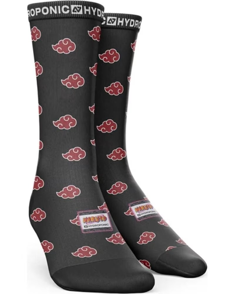 Calcetines Hydroponic Skate Naruto Akatsuki Nubes Negras