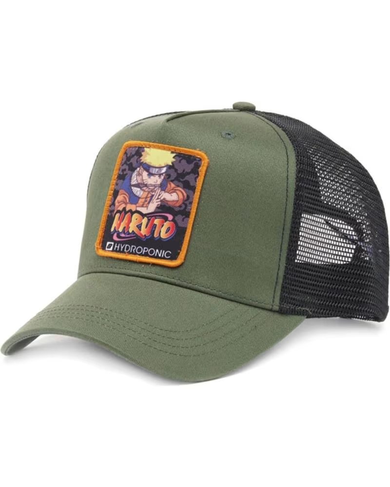 Gorra Trucker Hydroponic Naruto Cp Verde Negra