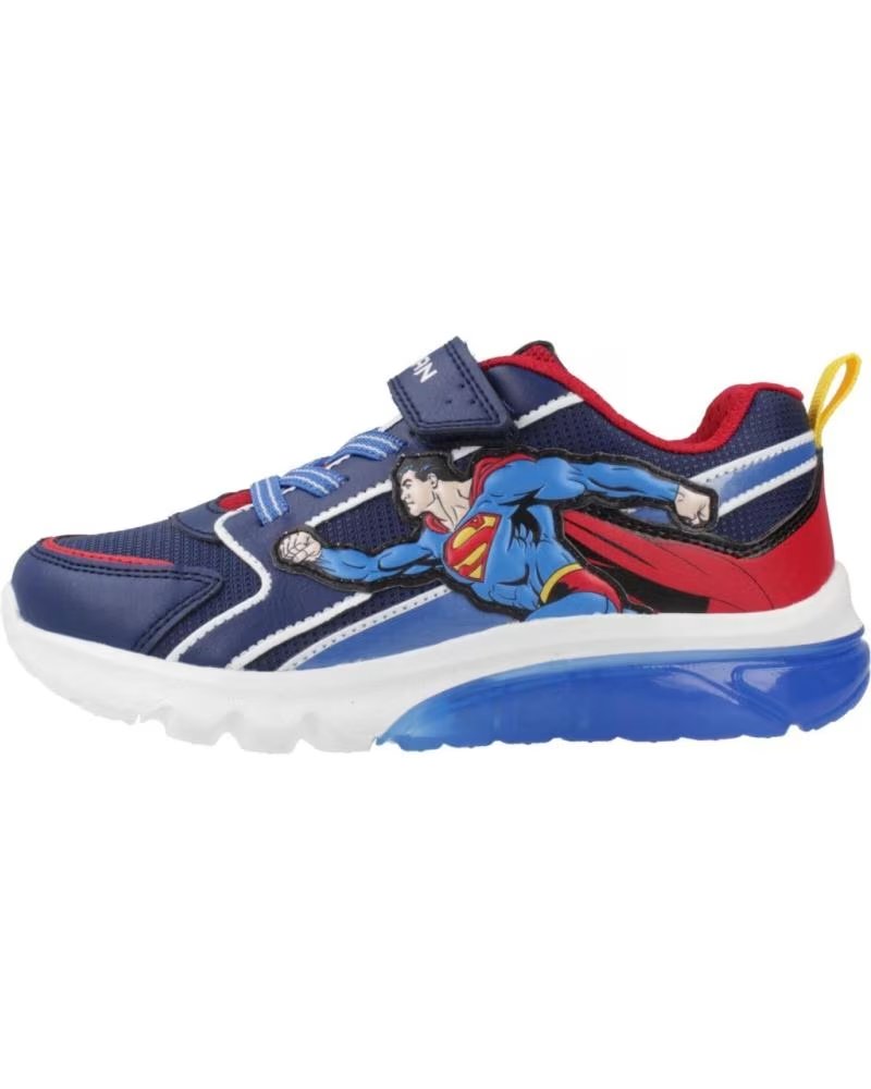 Geox Geox J Ciberdron Superman Luminosas Azul Rojo J56LBD C0200 C0200 Blue-red