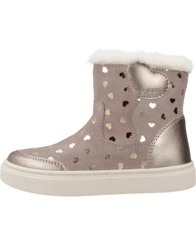 BOTAS GEOX B NASHIK B563HB C5005 DK BEIGE CON ESTAMPADO METALIZADO Y FORRO INTERIOR C5005 DK BEIGE