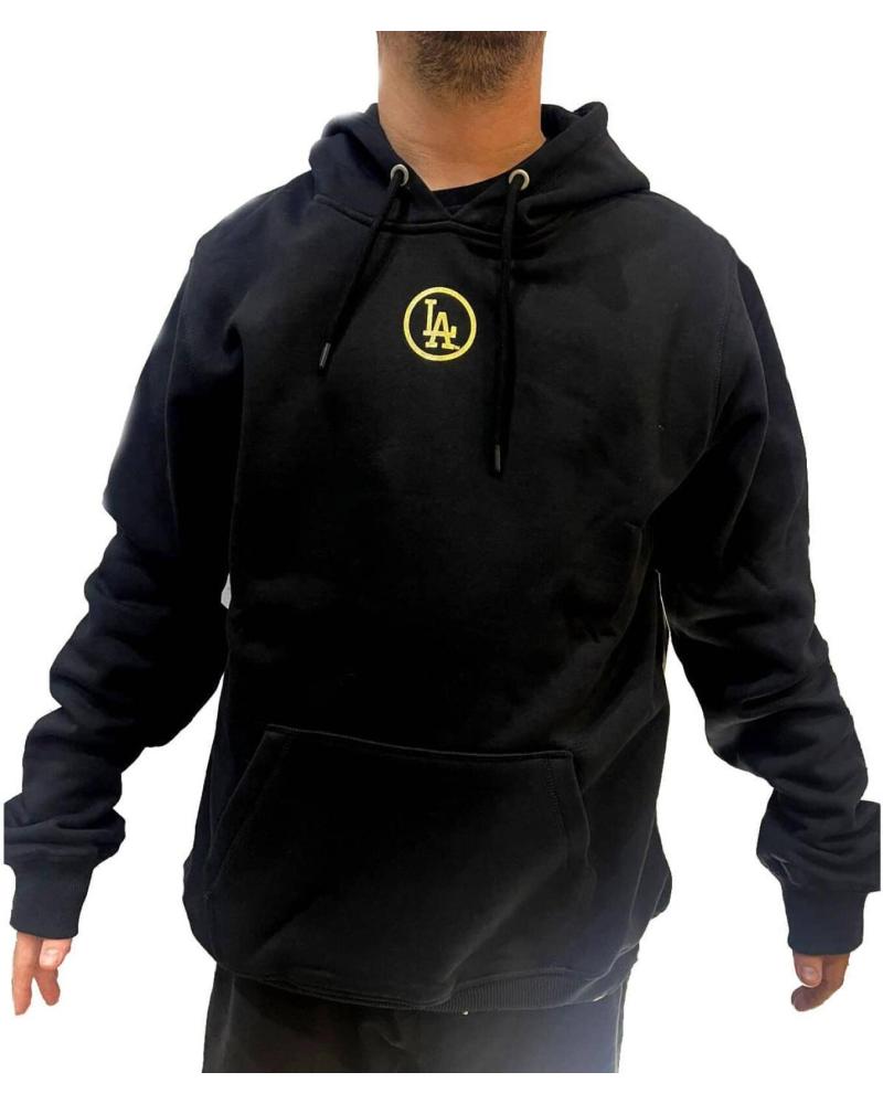 SUDADERA CON CAPUCHA '47 BRAND GOLD FOIL BACKER MELROSE JET BLACK