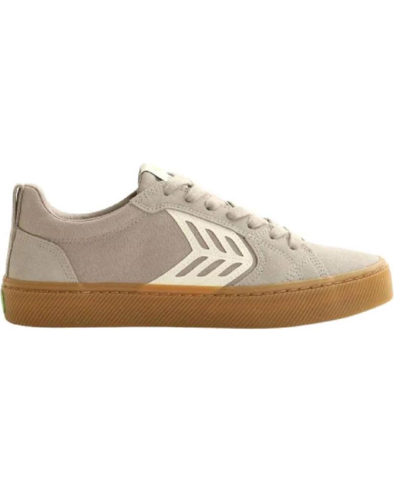 CARIUMA CATIBA PRO SKATE: ZAPATILLAS DE ANTE GRIS NUBE Y LONA CON SUELA GUM