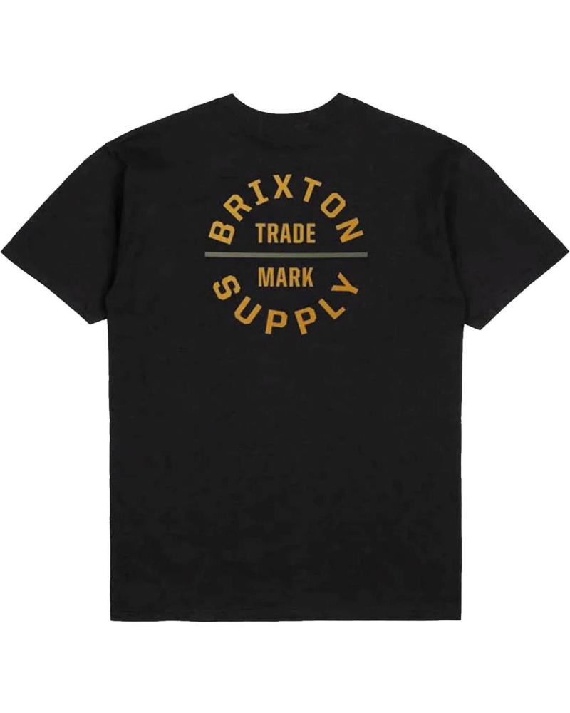 CAMISETA DE MANGA CORTA BRIXTON OATH V S-S STT NEGRA