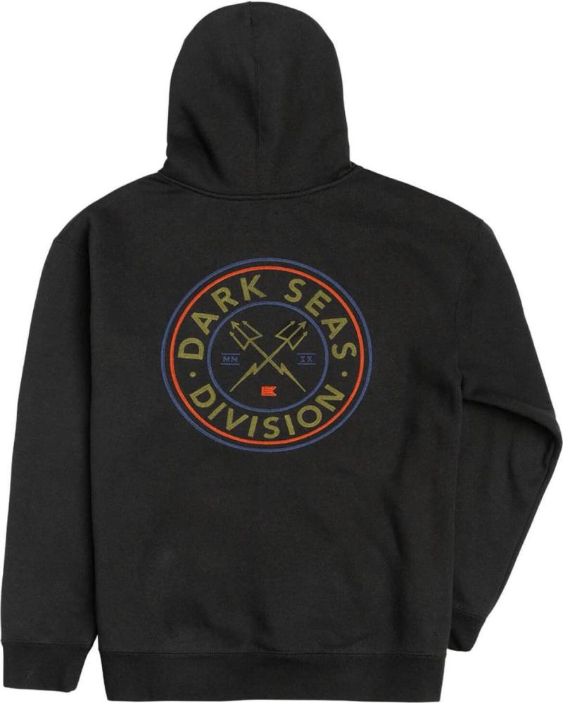 SUDADERA DARK SEAS NAVIGATOR CUSTOM FLEECE NEGRA