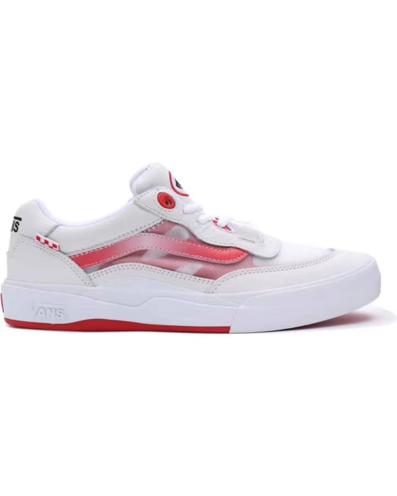 Vans Off The Wall Vans Pro Wayvee Leather True White-red