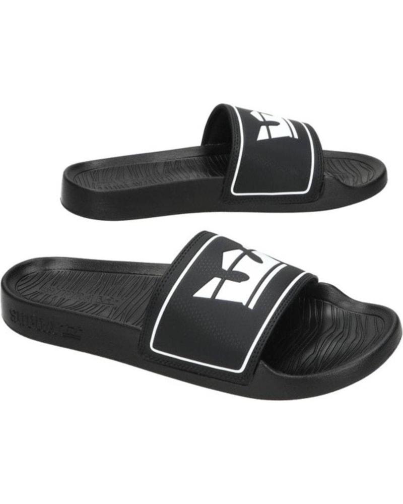 CHANCLA SUPRA LOCKUP NEGRA