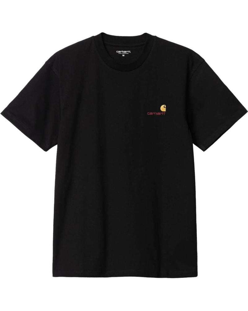 CAMISETA CARHARTT S-S AMERICAN SCRIPT NEGRA MULTICOLOR MULTICOLOR