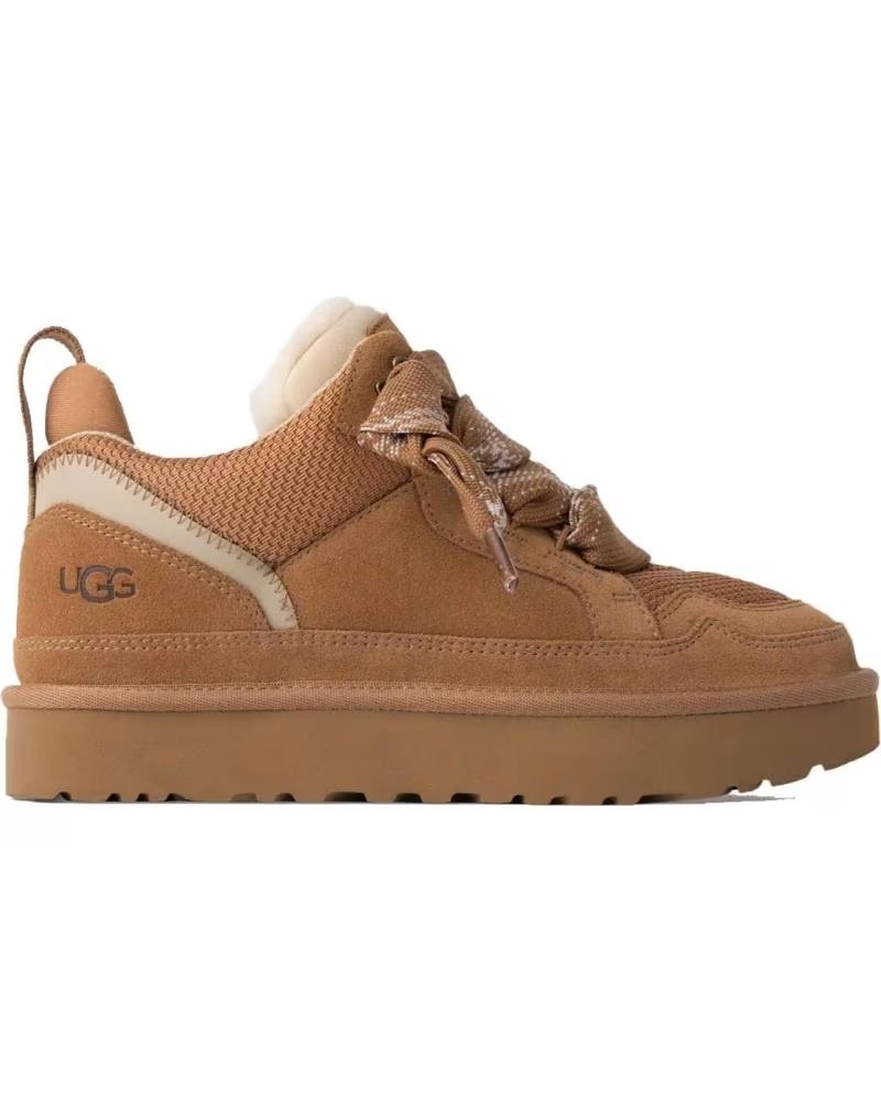 Ugg Ugg Lowmel Chestnut: Zapatillas Casual de Ante con Forro de Piel Multicolor – imagen 4