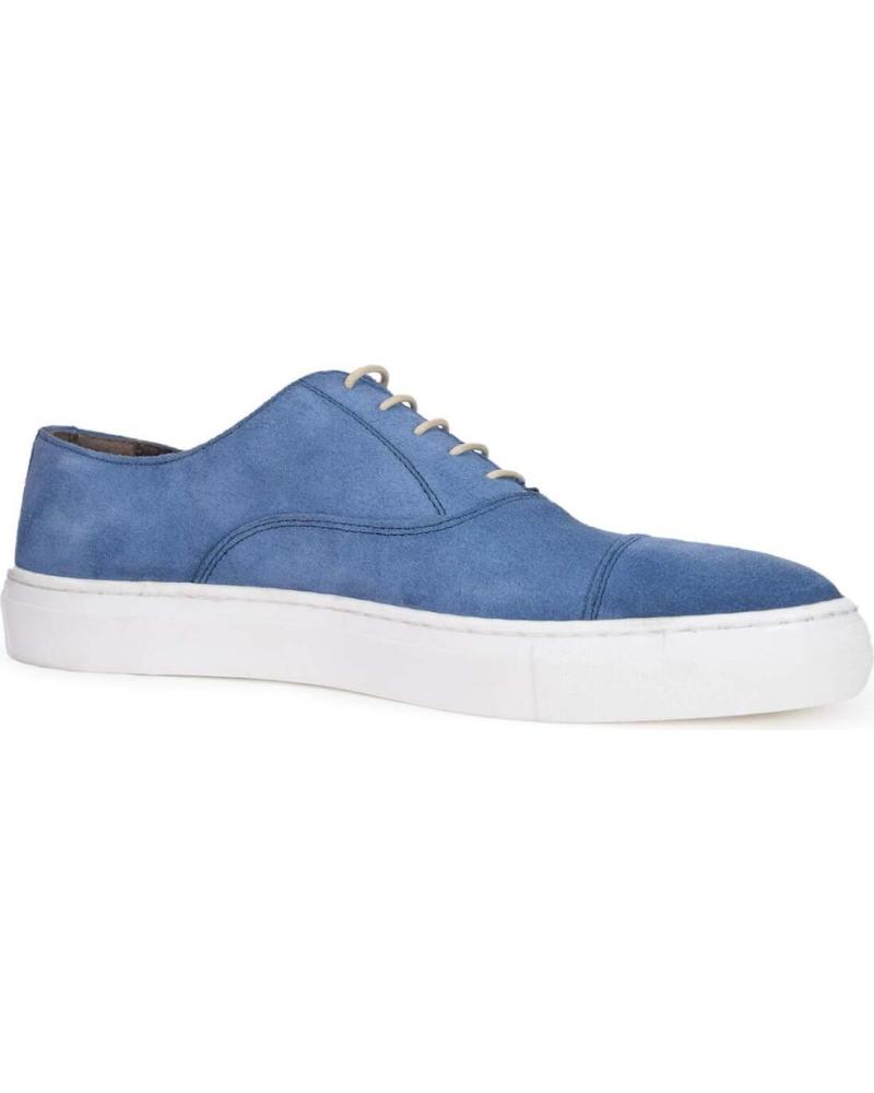 de DUCA DI MORRONE ZAPATILLAS CASUAL DUCA DI MORRONE GUIDO-CAM AZULES CON CORDONES BLUE