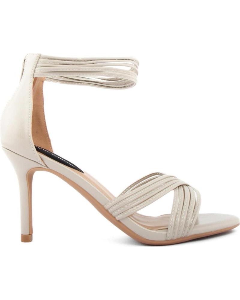 de FASHION ATTITUDE SANDALIAS DE TACÓN FASHION ATTITUDE FAMMBA133 GRIS GREY