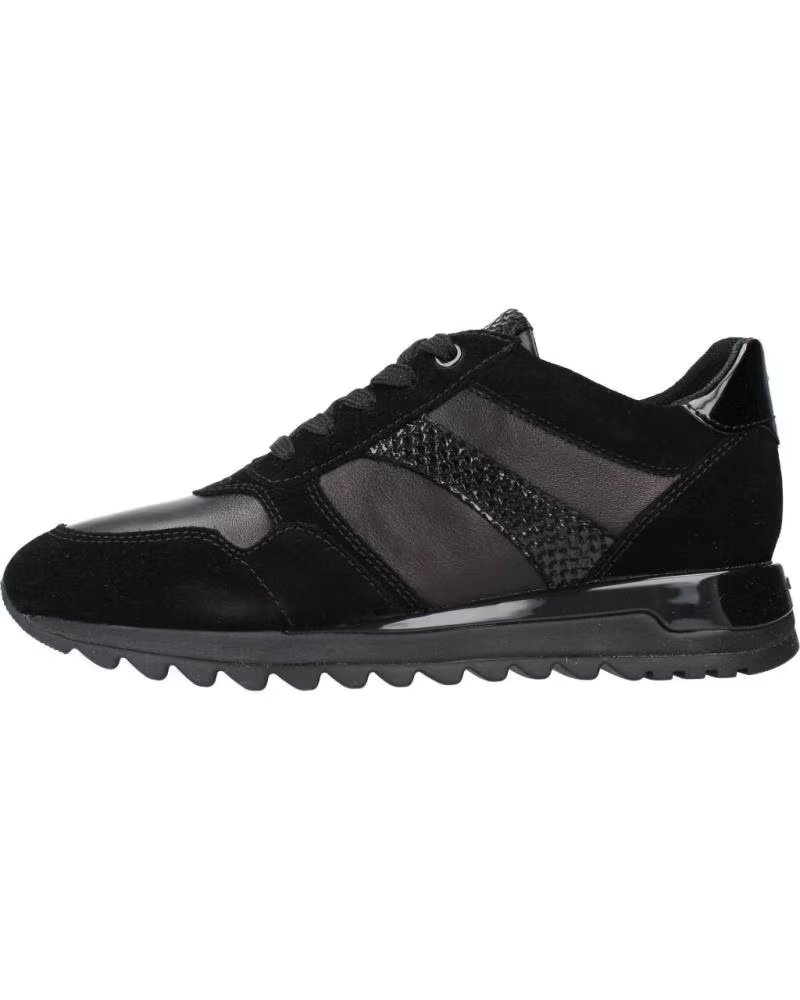Zapatillas Casuales Geox D Tablya para Mujer en Negro Negro
