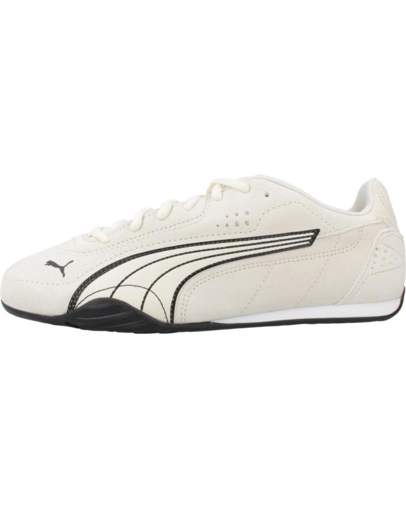 PUMA CATCH SD - ZAPATILLAS CASUAL BLANCO ROTO Y NEGRO WHITE