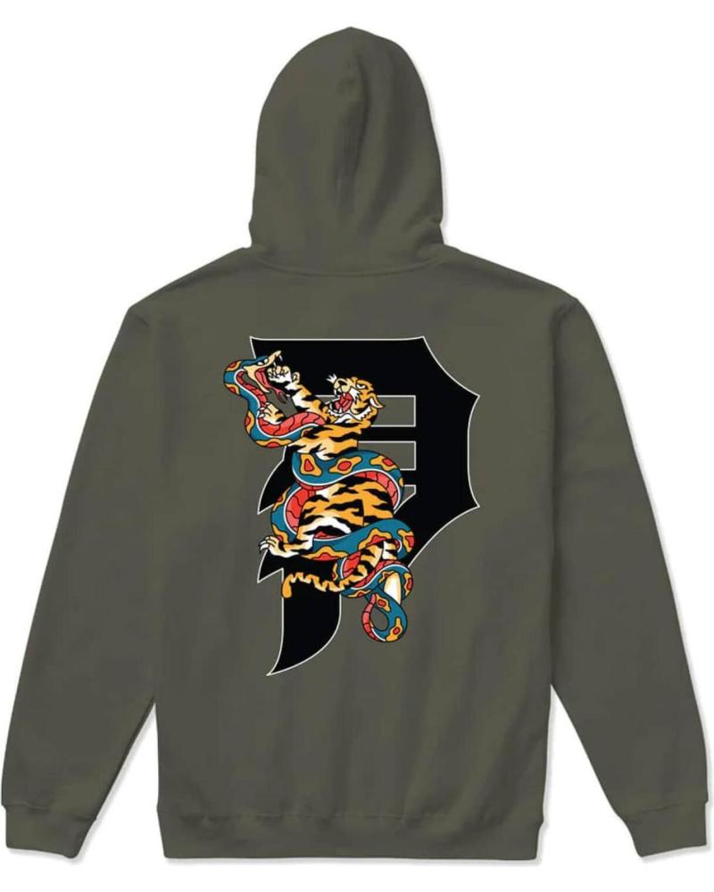 SUDADERA PRIMITIVE TANGLE HOOD VERDE OLIVA