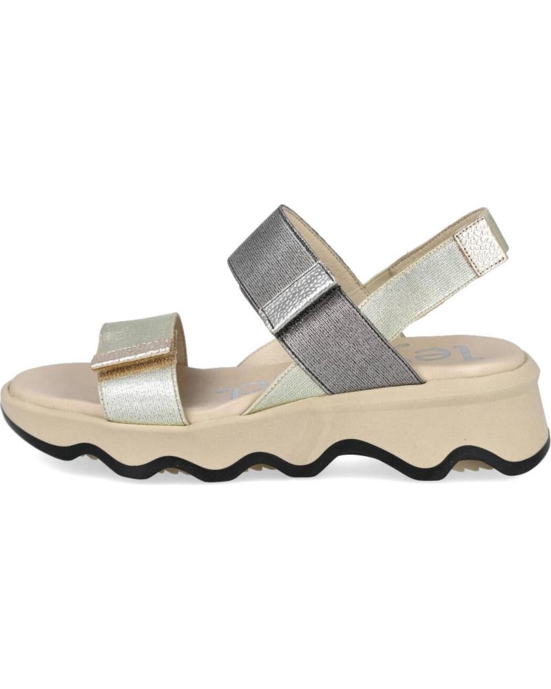 SANDALIAS DEPORTIVAS SUAVE BY LEYLAND MD5509 GRIS METALIZADO GRIS