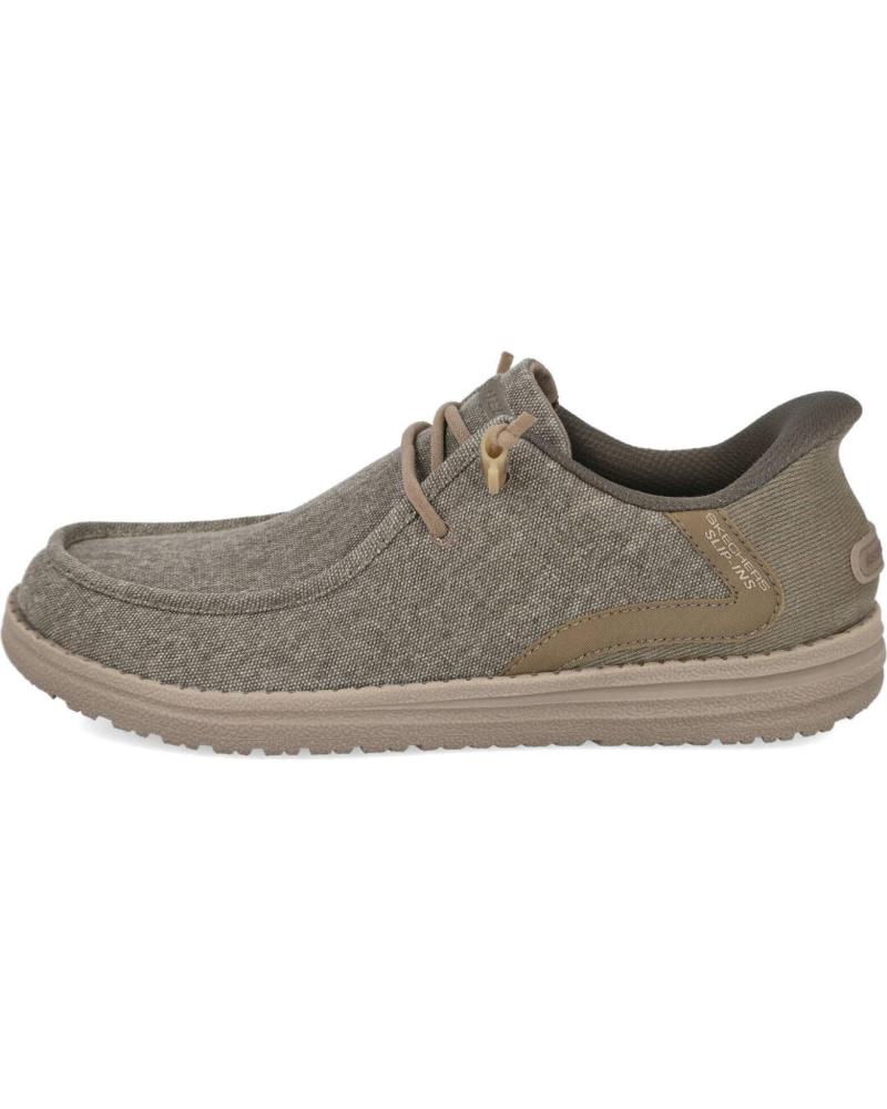 MOCASINES SKECHERS RELAXED FIT® BEIG PARA HOMBRE BEIG