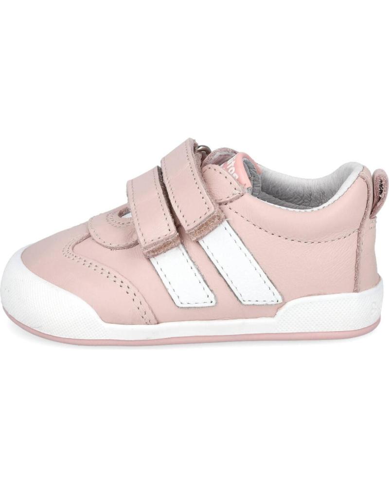 ZAPATILLAS CRIOS MILAN-LIVING BAREFOOT ROSAS CON CIERRE ADHERENTE ROSA