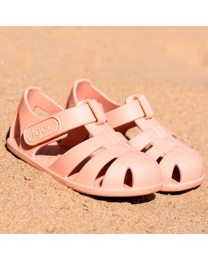 SANDALIAS BAREFOOT IGOR S10324 NEMO SOLID MAQUILLAJE