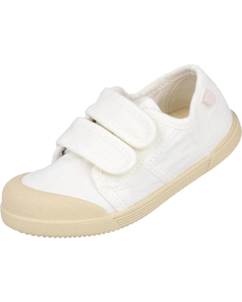 ZAPATILLAS BAREFOOT IGOR S10333 DE LONA BLANCA PARA NIÑOS BLANCO