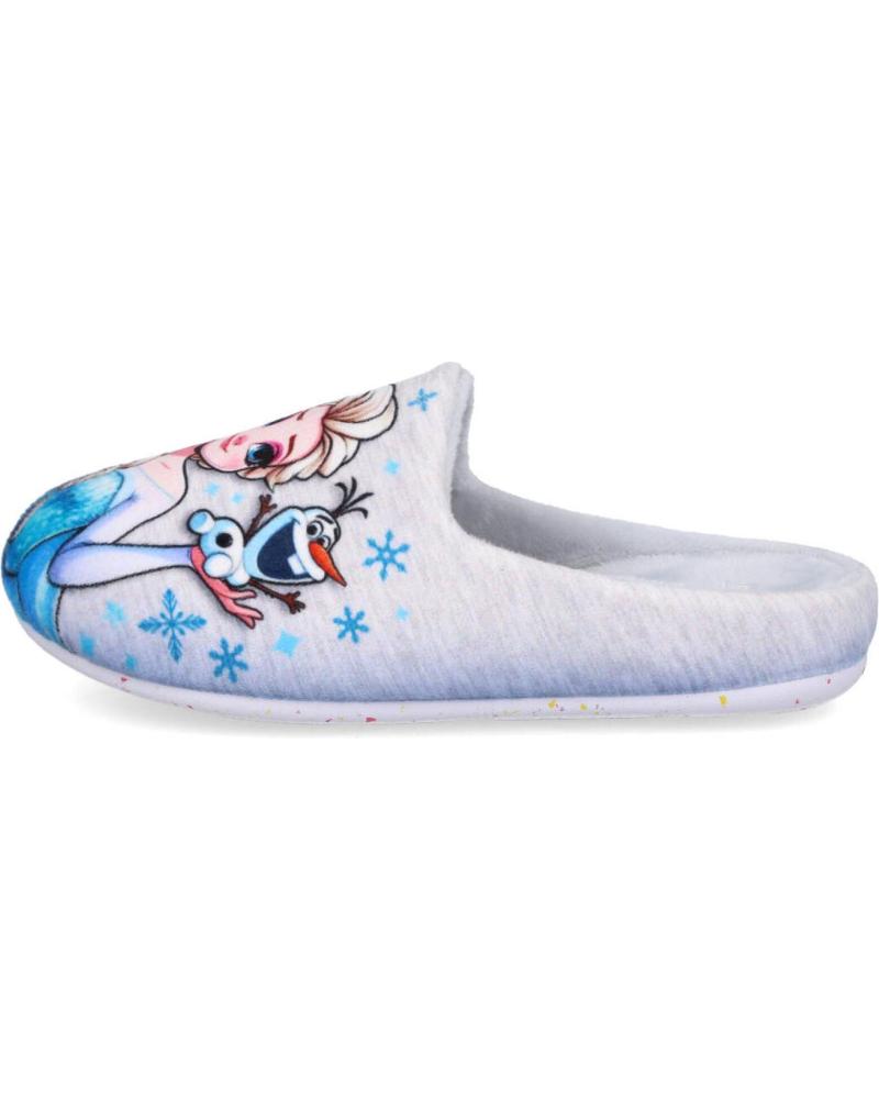 GARZON ZAPATILLAS CASA NIÑA ELSA FROZEN GRIS GRIS