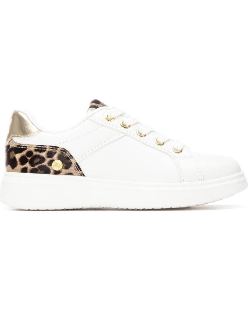 XTI ZAPATILLAS MUJER 151387 BLANCO DETALLE LEOPARDO LEOPARDO