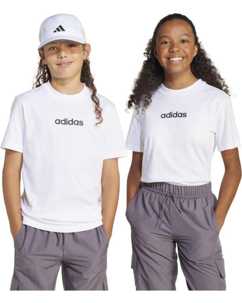 CAMISETA ADIDAS J LIN TEE NIÑOS BLANCO
