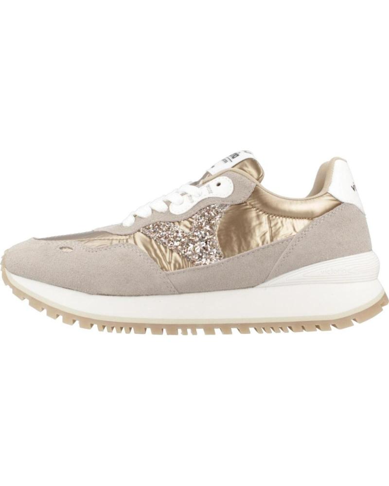 VICTORIA ZAPATILLAS VIENTO 1157102 METALIZADAS PLATINO/ORO DORADO