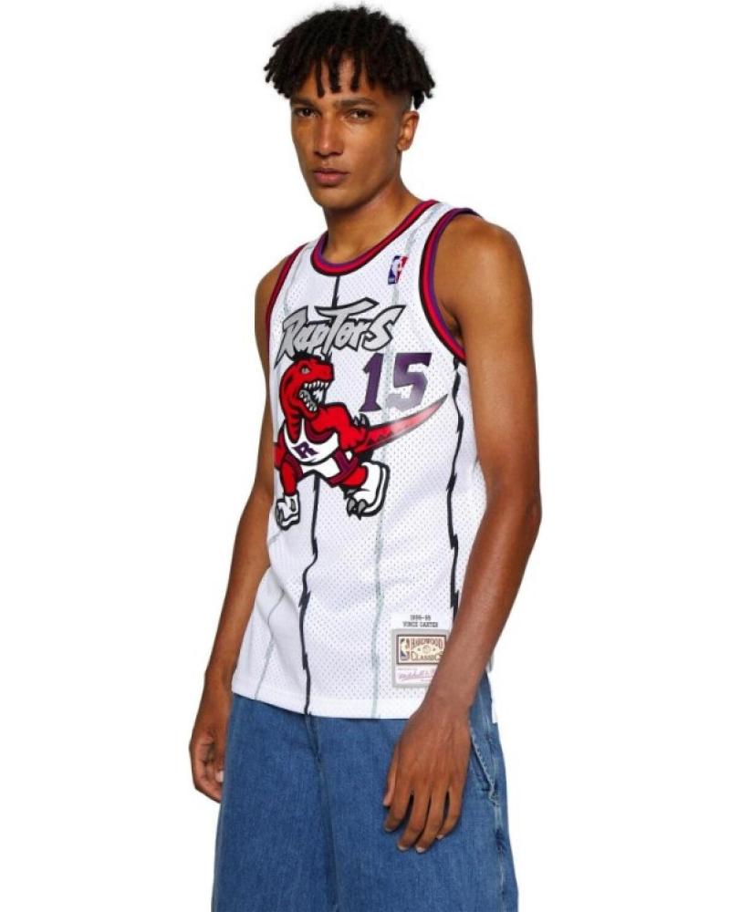 CAMISETA NBA MITCHELL & NESS VINCE CARTER TORONTO RAPTORS 1998-99 BLANCA BLANCO