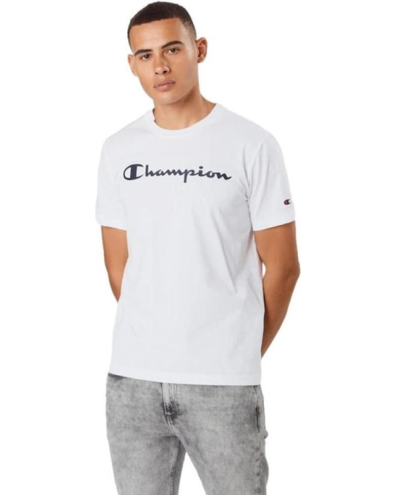 CAMISETA CHAMPION BIG LOGO LEGACY TEE BLANCA REF 1178187 BLANCO